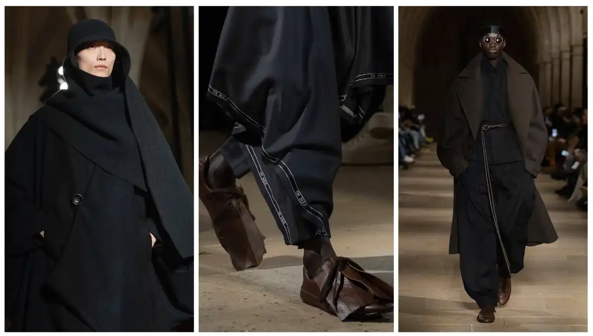 Bộ sưu tập thời trang nam Thu - Đông 2026 giữ vai trò như phòng thí nghiệm của Issey Miyake.