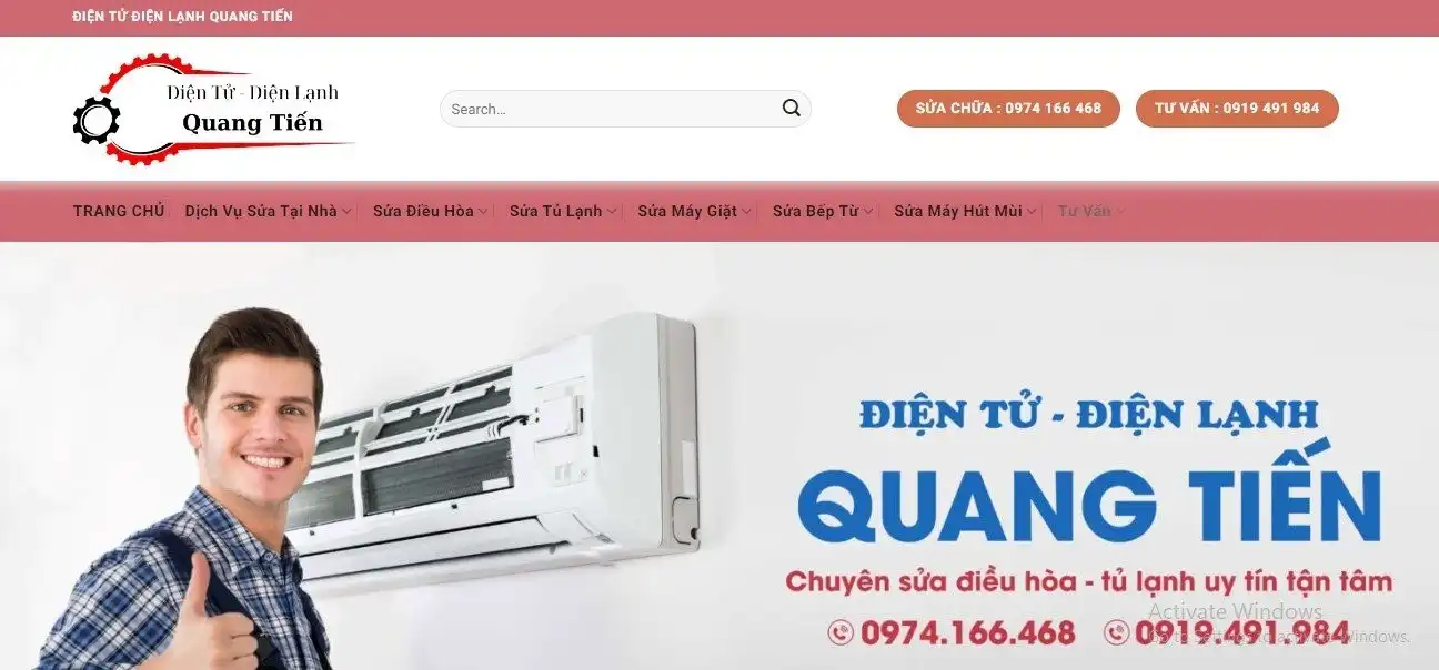 Điện tử Điện lạnh Quang Tiến – Hỗ trợ sửa chữa, bảo dưỡng điều hòa tại nhà khắp 12 quận Hà Nội